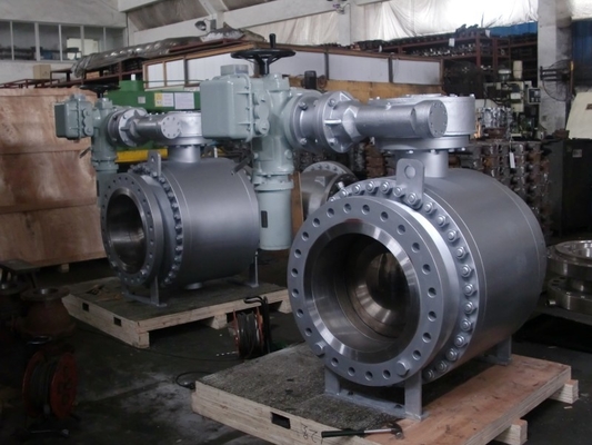 Double block and bleed trunnion mounted ball Valve